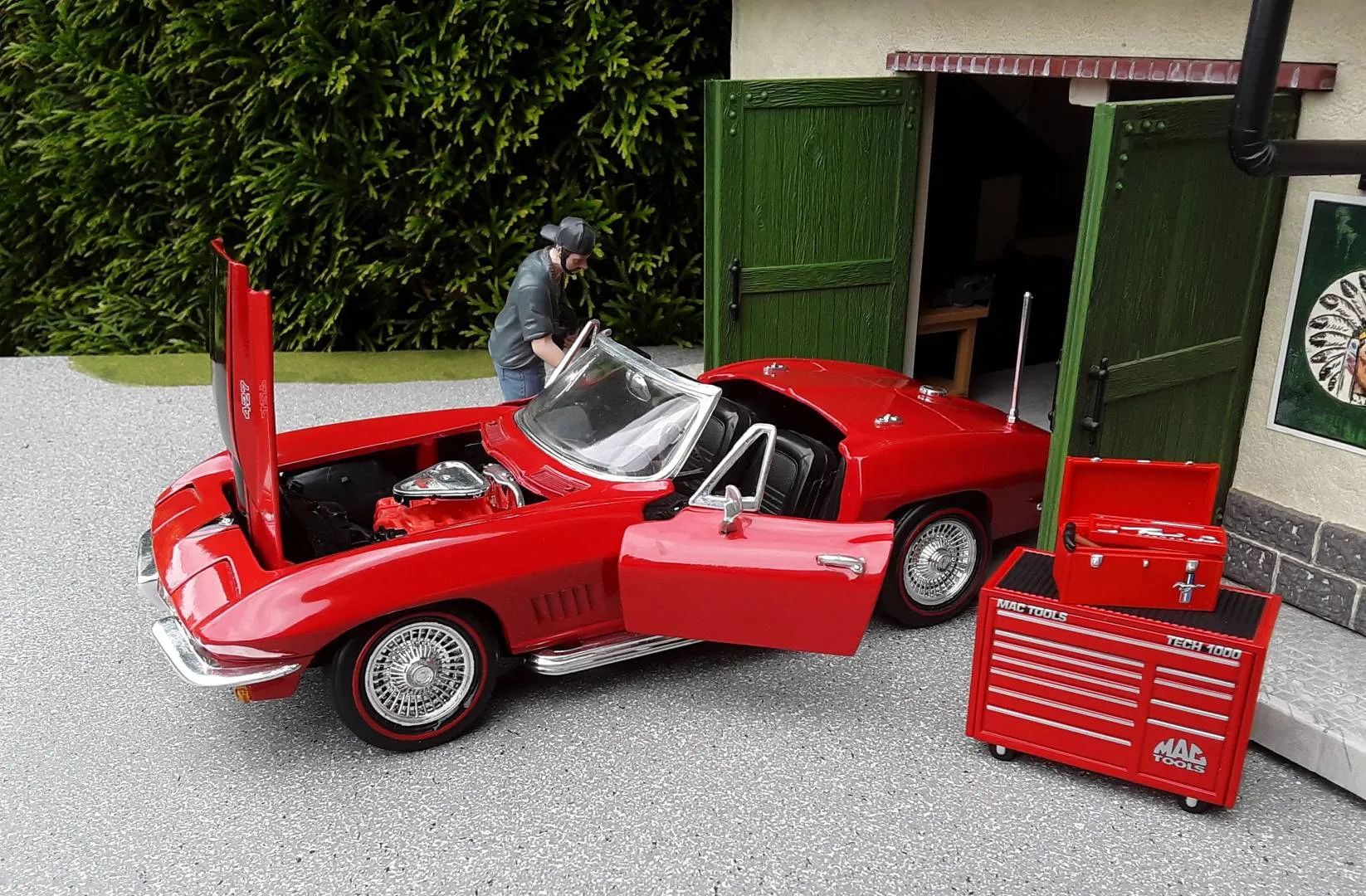 47038 corvette diecast hobby shop