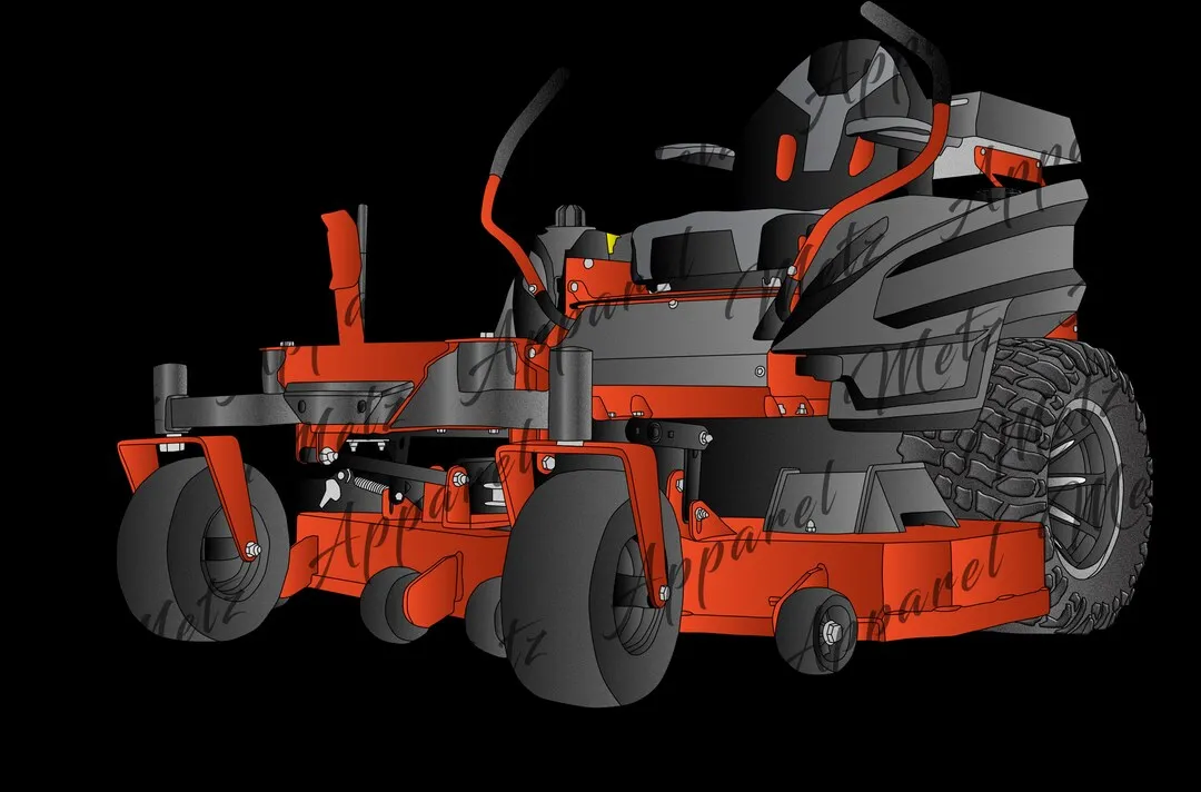 47055 zero turn mower diecast model 3