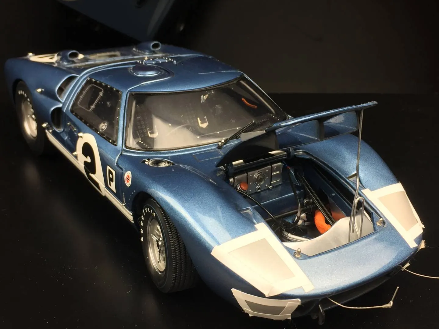 47187 1966 ford gt40 mkii diecast